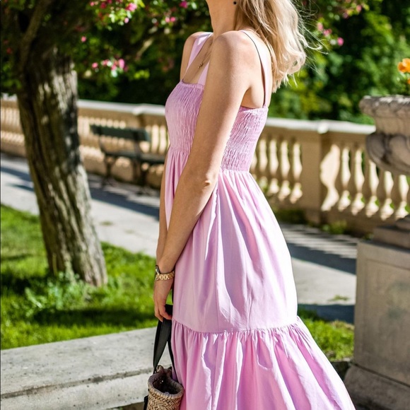 Last😍Zara  poplin midi dress bloggers fav - Picture 13 of 17